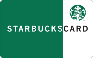 Starbucks gift card—ideal corporate gifting solution—with green and white background and Starbucks logo. Starbucks gift card—ideal corporate gifting solution—with green and white background and Starbucks logo.