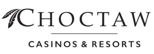 Black logo featuring CHOCTAW above CASINOS & RESORTS with an arrowhead, ideal for Corporate Gifting. Black logo featuring CHOCTAW above CASINOS & RESORTS with an arrowhead, ideal for Corporate Gifting.